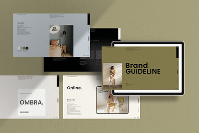 Brand Guideline Presentation #1 app branding design graphic design illustration logo typography ui ux vector