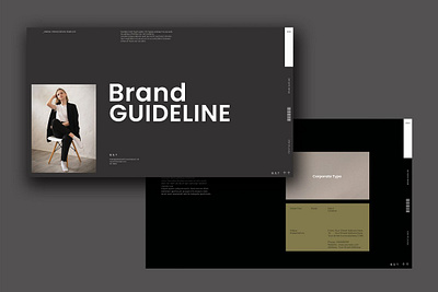 Brand Guideline Presentation #3 app branding design graphic design illustration logo typography ui ux vector