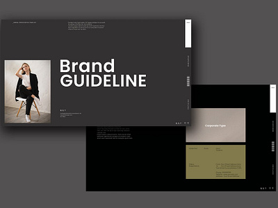 Brand Guideline Presentation #3 app branding design graphic design illustration logo typography ui ux vector