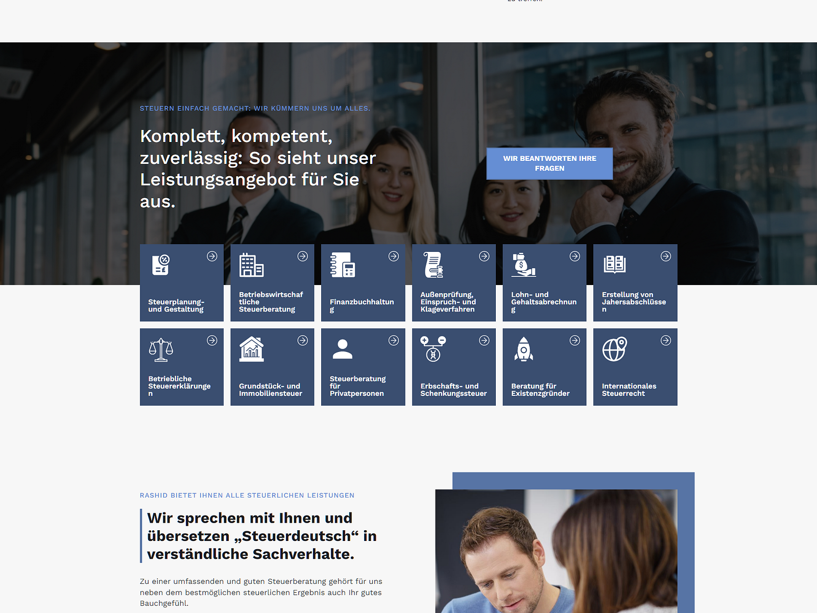 Web design for a tax consultancy from Germany by Louis Maurice Dietl on ...