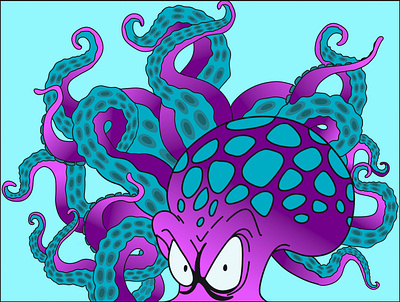 octopus design graphic design illustration logo
