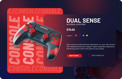 Web landing page of game device 3d black branding design figma graphic design illustration logo product ui web design