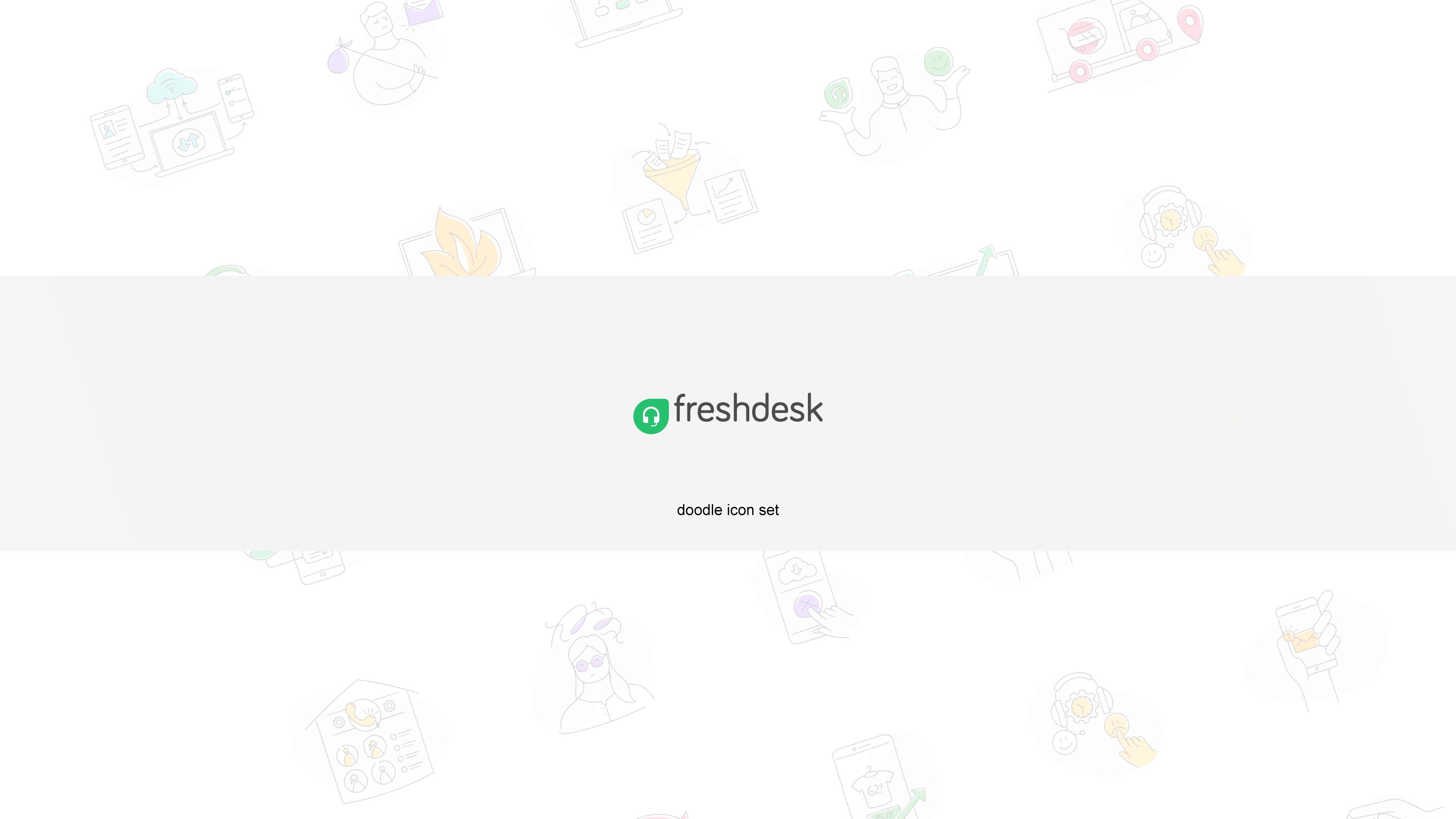 Icons for Freshdesk article - Customer Service Statistics customer service icons doodle icons freshdesk freshworks graphic design icon illustration icons illustration prasanna venkatesh venkatesh prasanna