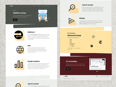Webflow setup - Mudd Media service agency web design webflow