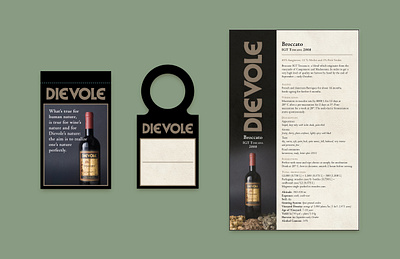 Dievole Trade Kit packaging pos print retail wine