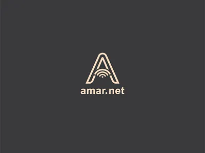 amar.net Logo amar.net amar.net logo brand designing branding design branding identity broadband service logo illustration logo net logo wifi logo