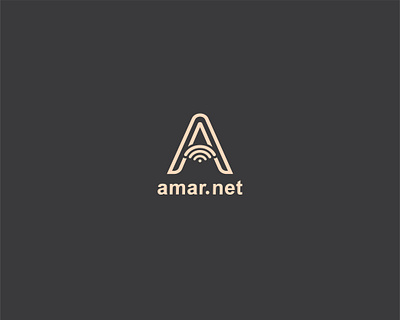 amar.net Logo amar.net amar.net logo brand designing branding design branding identity broadband service logo illustration logo net logo wifi logo