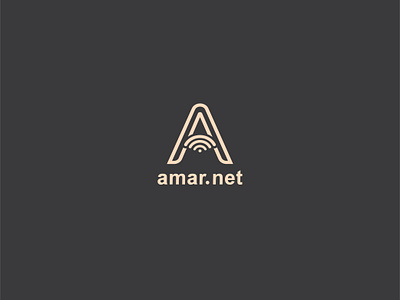 amar.net Logo amar.net amar.net logo brand designing branding design branding identity broadband service logo illustration logo net logo wifi logo