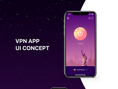 VPN APP design ui ux