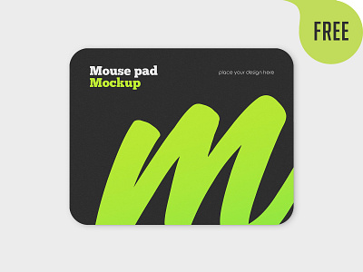 Mouse Pad – Free Mockup PSD free freebie mockup mockups