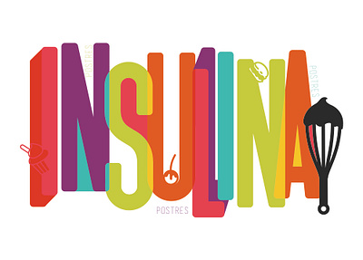 Insulina's pride branding design lettering logo mexico typography