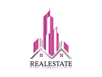 Realestate Company Logo 3d animation app branding design graphic design illustration logo ui vector