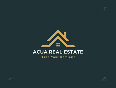 A real estate logo design a a a logo a letter logo a shape logo branding creative logo design elegant graphic design home logo house logo logo logo design modern property logo real estate real estate logo realestate logo vector