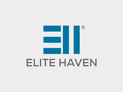 Elite Haven | Minimalistic Logo brand identity brand logo branding business creative logo developer elite haven elite logo lettermark logo logo logo design logo designer logoidea logoinspiration minimal logo minimalist logo minimalistic logo web design web developer wordmardk logo