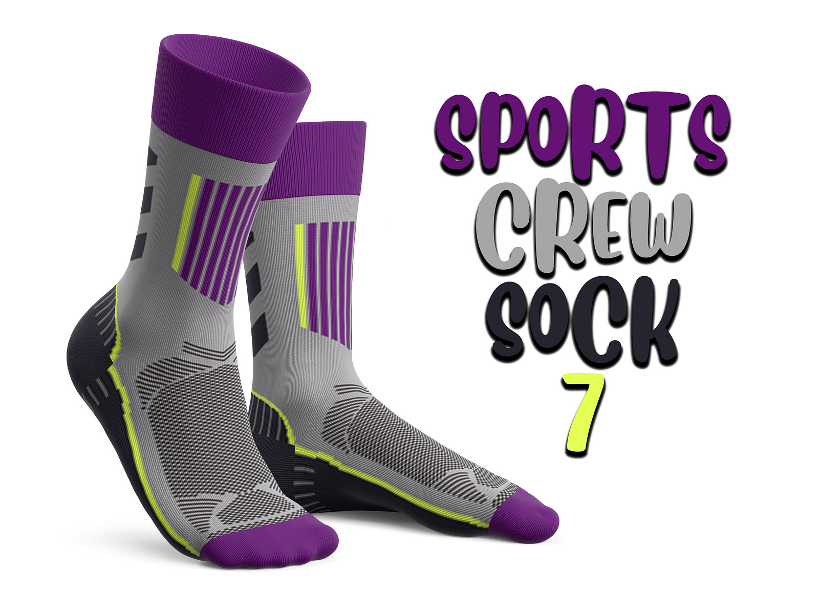 Sports Crew Sock 7 by Eman Hussin on Dribbble