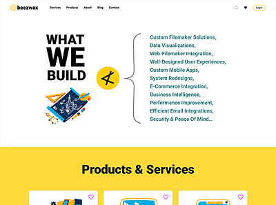 Website design concept for tech company app branding design graphic design illustration logo redesign ui ux