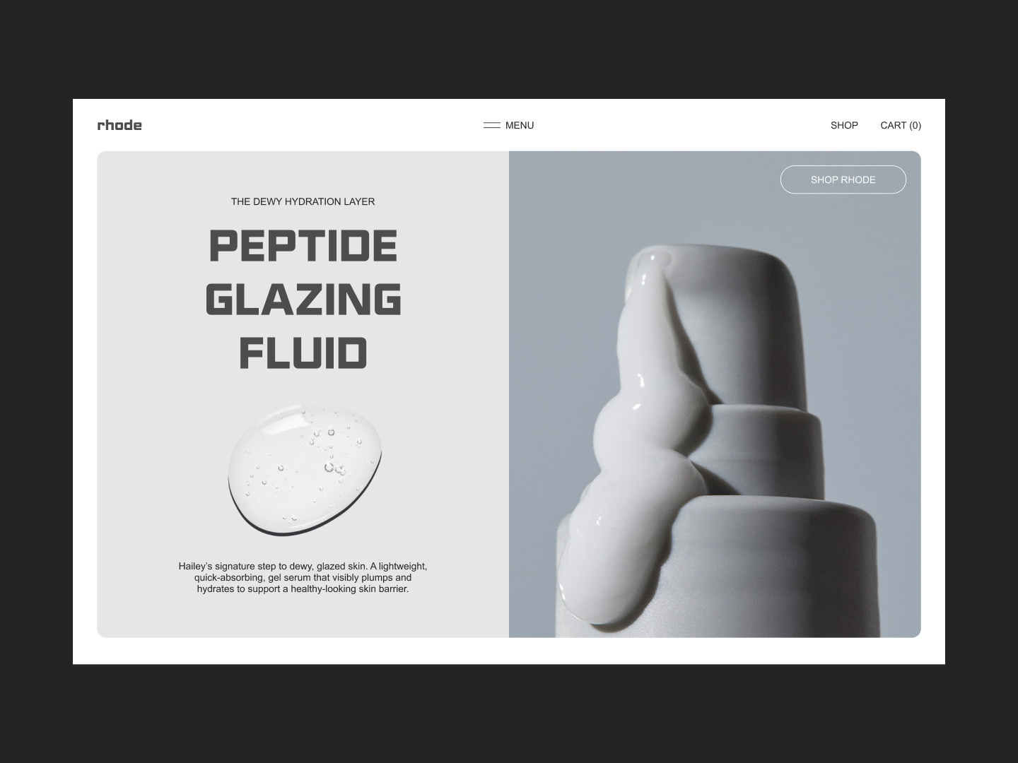 Rhode cosmetics by Maria Ukolova on Dribbble