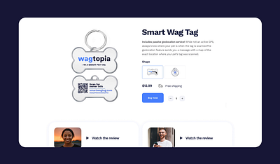 Smart Tag animation blue clean desktop figma flow geolocation interface location mobile modern product design product page prototype smarttag ui user ux