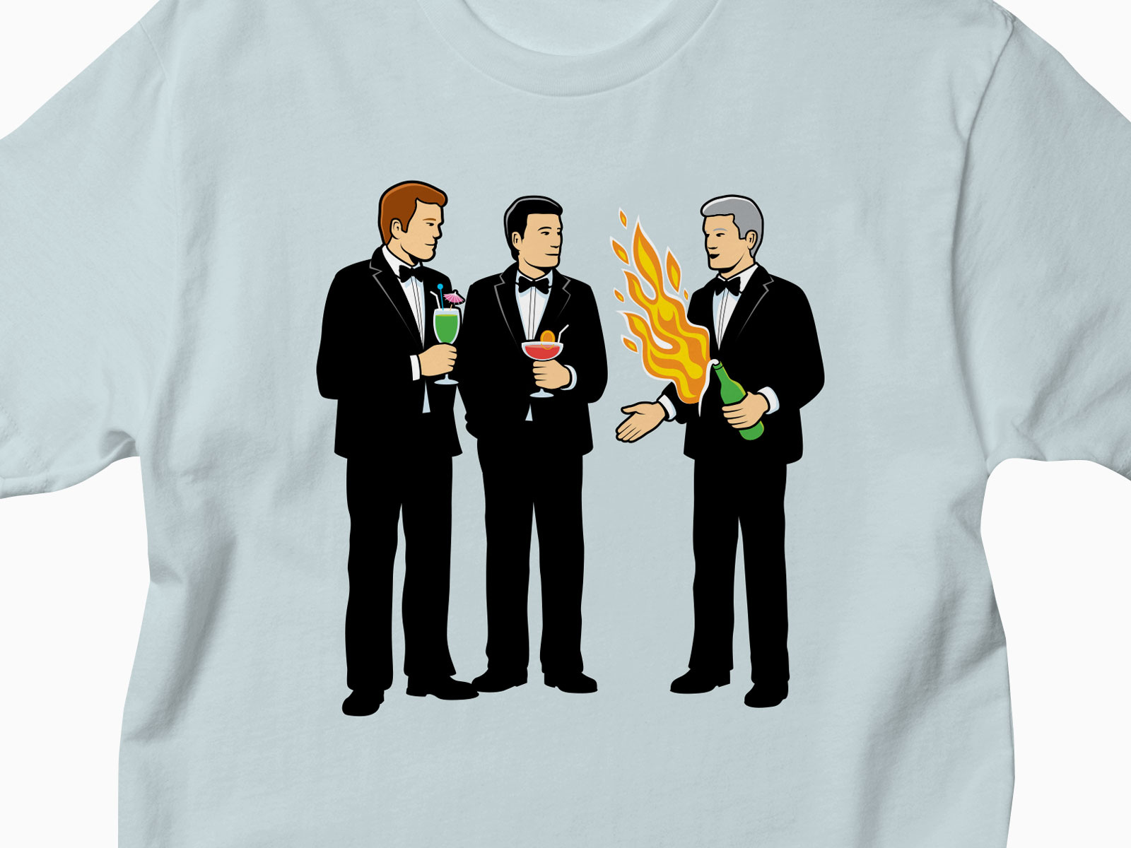 Cocktail Party art cocktail design glenn glenn jones glennz illustration illustrator shirt t shirt tee threadless tshirt vector