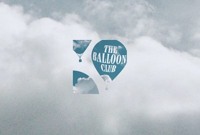 The Balloon Club branding dailylogochallenge hot air balloon logo logo