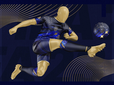 EA SPORTS - FIFA 23 - TEAM OF THE YEAR KIT DESIGN easport fifa football illustration kitdesign soccer sportgraphics toty