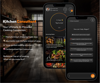 Kitchen Consultant App Concept design ui ux