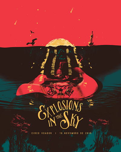 Explosions in the Sky design graphic design illustration typography