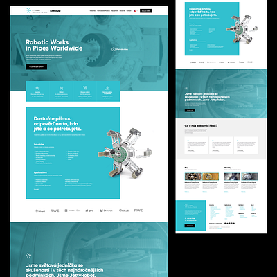 JettyRobot design flat responsive ui webdesign webflow website