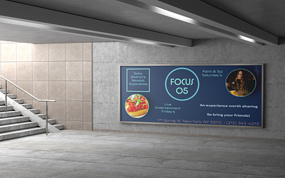 Focus 05 Mockups advertisement branding design graphic design illustration typography