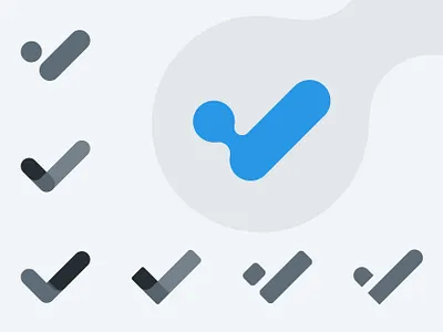 Check Logo Exploration ✔️ brand design brand designer branding check check mark corporate identity logo logo exploration mark rebranding redesign symbol tick tick symbol
