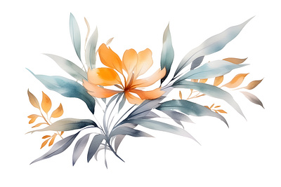watercolor flower bouquet design flower graphic design watercolor