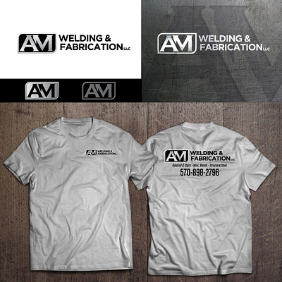 AM Welding and Fabrication Logo Design