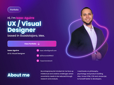 UX & Visual Design Portfolio by Isaac Aguirre app branding design graphic design illustration logo typography ui ux vector