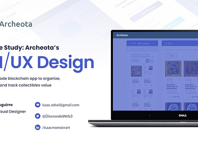 Archeota UI/UX Case Study by Isaac Aguirre app branding design graphic design illustration logo typography ui ux vector