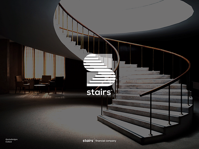 stairs™ logo idea branding company design dual meaning financial graphic design icon illustration logo logo folio logo ideas logo inspirations logotype stairs symbol vector