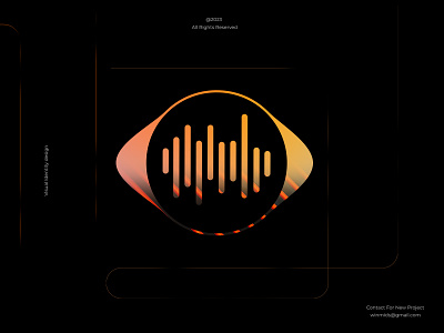 audio spectrum app icon logo app logo branding creative logo logo logo design logo mark logos minimal modern logo modern logo designer music logo propularlogo software logo