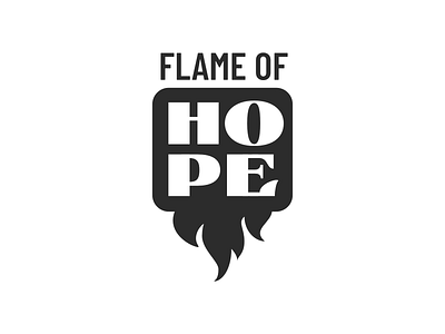 Flame of Hope - Wordmark Logo design flame hand lettered art illustration indonesia inspiration jogja lettering logo motivation vector vector artwork wordmark