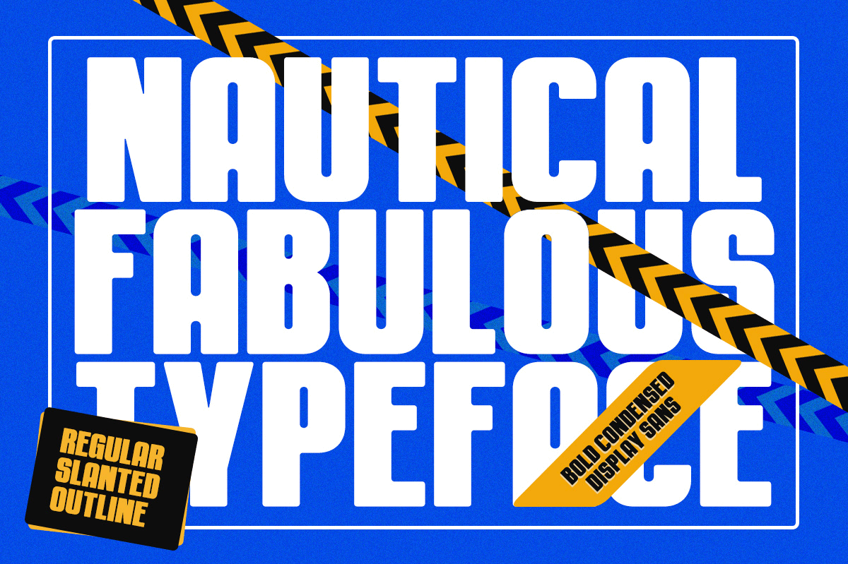 Nautical Fabulous - Bold Condensed Display freebies showstopper