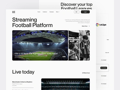 Goal808 - Football Live Streaming american football basketball clothes concept ecommerce esport fifa football football kit jersey minimal nba qatar world cup 2022 rugby sports sportswear uiux web design website world cup