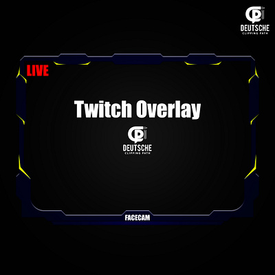 Twitch Face Cam Overlay clippingpathde custom twitch design deutscheclippingpath face cam overlay graphic design illustration twitch facecam overlay twitch overlay