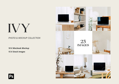 MOCKUP COLLECTION: IVY app branding design graphic design illustration logo typography ui ux vector