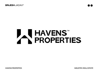Havens Properties Logo brandingidentity concept creative creativemark design distinctivesymbol graphicdesign hlogo iconicdesign letter h logo logodesign logoinspiration logomark monogram realestatebranding realestatedesign symbol