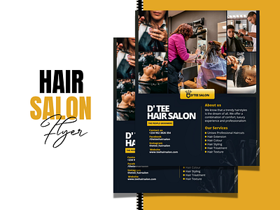Hair Salon Flyer Design design designflyer flyer designs graphic design graphic designer poster design social media flyer designs