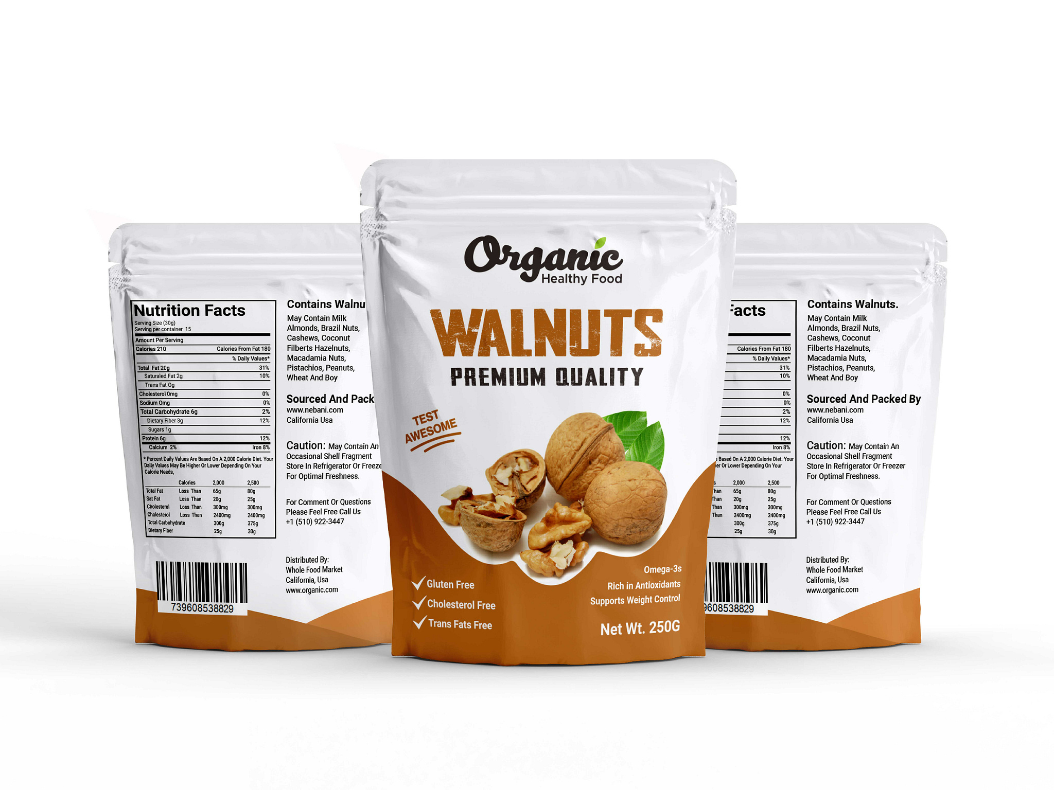 Walnut Packaging Design | Label and Packaging Design by Hadisur R ...