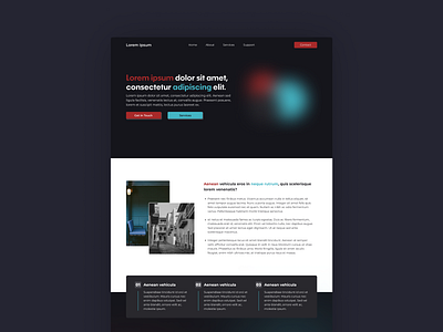Website design for an AI agency branding figma frontend graphic design inspiration react typography ui