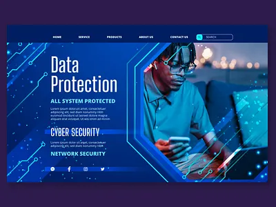 Network Security UI app branding design graphic design illustration logo typography ui ux vector
