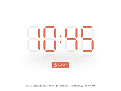 DailyUI #14 - Countdown timer clock coundown timer dailyui dailyui14 timer ui uidesign ux uxdesign