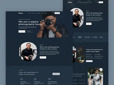 Pixoto - Photography Website Template business cms creative ecommerce photography photography portfolio photography professionals photography webflow photography website portfolio professional website seo friendly small business video webflow template