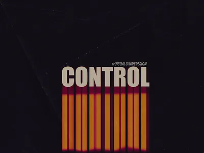 CONTROL; Typography design graphic design illustration logo typography vector