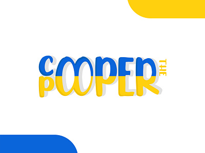 THE COOPER POOPER branding graphic design illustration logo typography